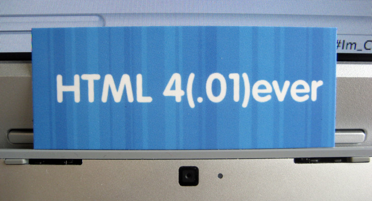 HTML 4(.01)ever, de Neil Crosby, en Flickr