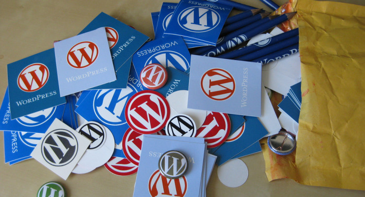 WordPress stickers & badges, por Vero Pepperrell, en Flickr